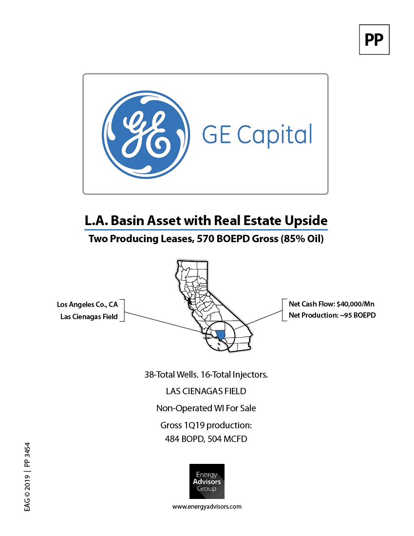NONOPERATED WI IN MATURE OILFIELD - Energy Advisors Group NONOPERATED WI IN MATURE OILFIELD