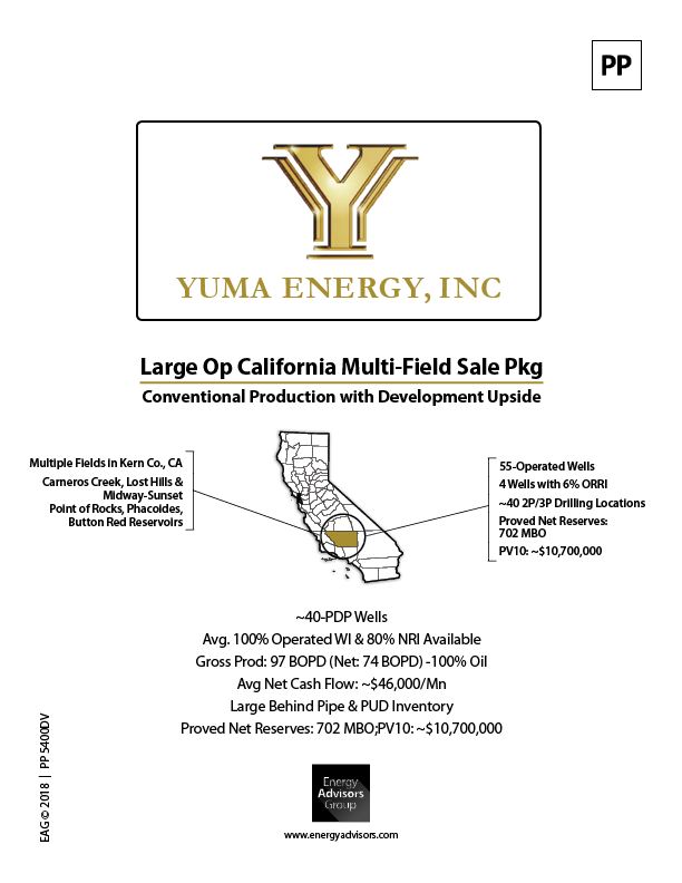 Large Operated California Package - Energy Advisors Group Large Operated California Package