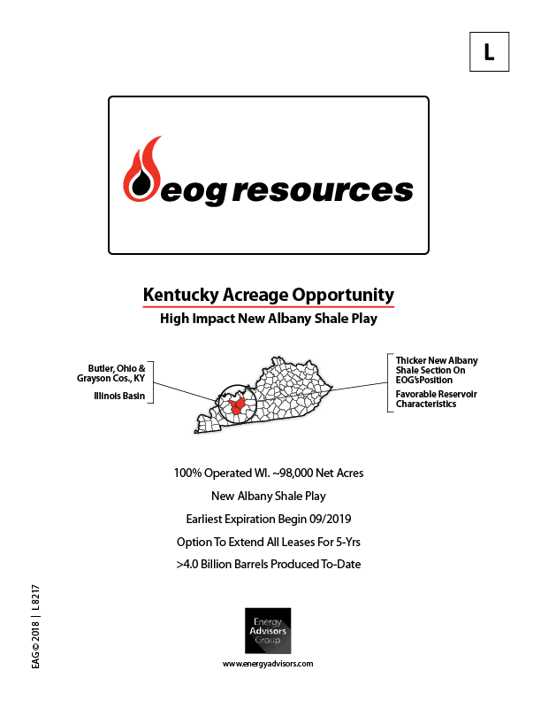NEW ALBANY SHALE - ILLINOIS BASIN - Energy Advisors Group NEW ALBANY SHALE - ILLINOIS BASIN
