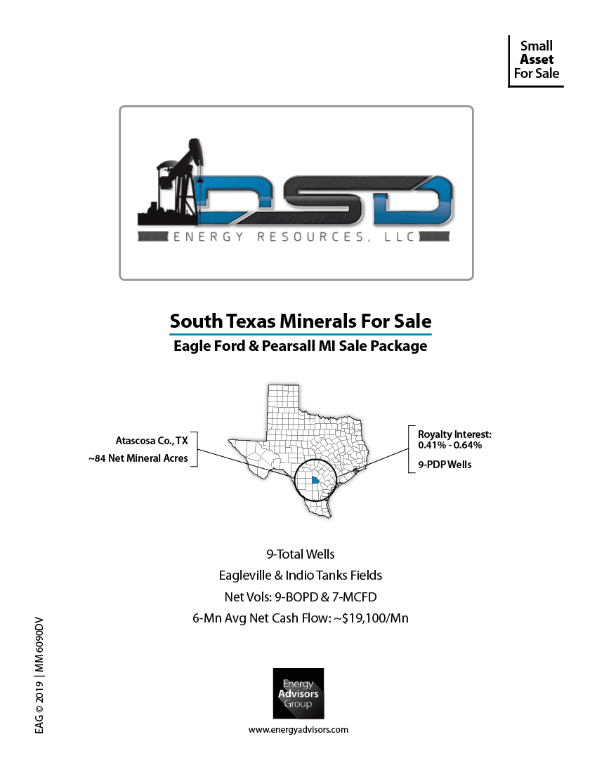 SMALL EAGLE FORD ROYALTY - Energy Advisors Group SMALL EAGLE FORD ROYALTY