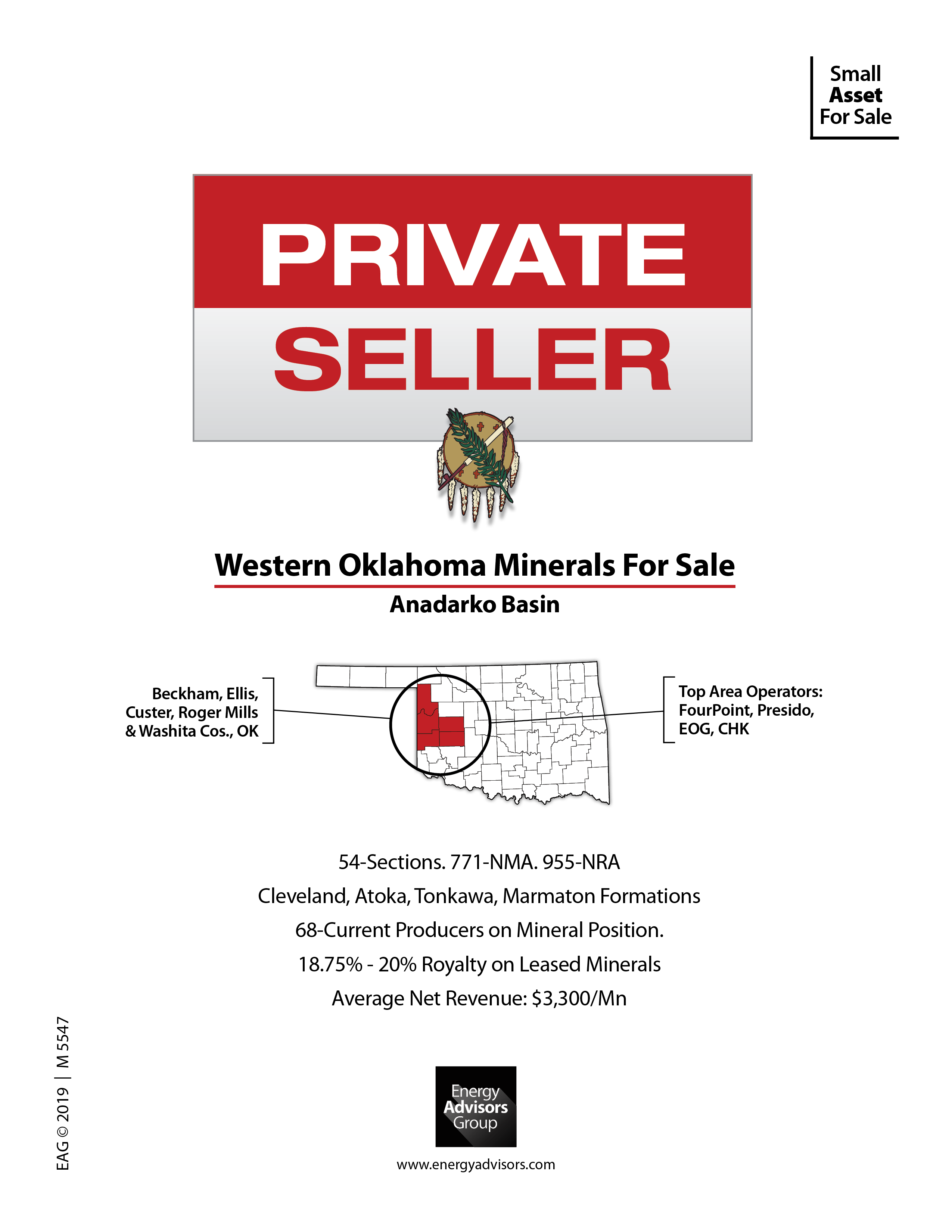 WESTERN OKLAHOMA MINERALS - Energy Advisors Group WESTERN OKLAHOMA MINERALS