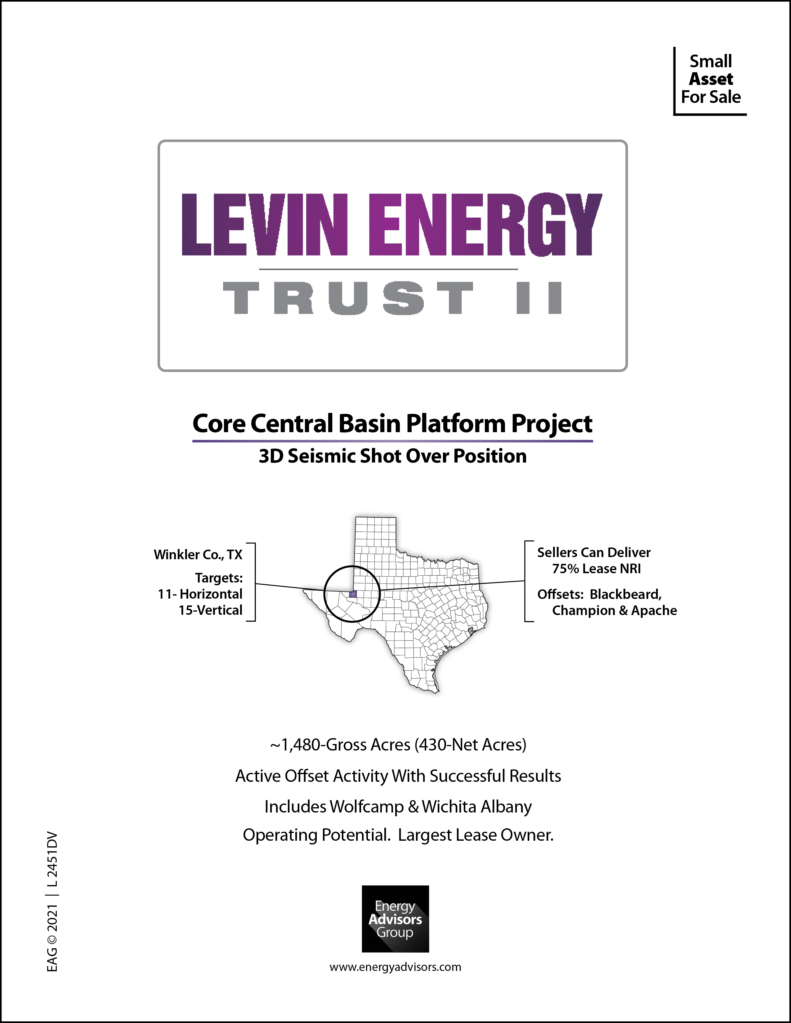 CENTRAL BASIN PLATFORM ACREAGE - Energy Advisors Group CENTRAL BASIN PLATFORM ACREAGE