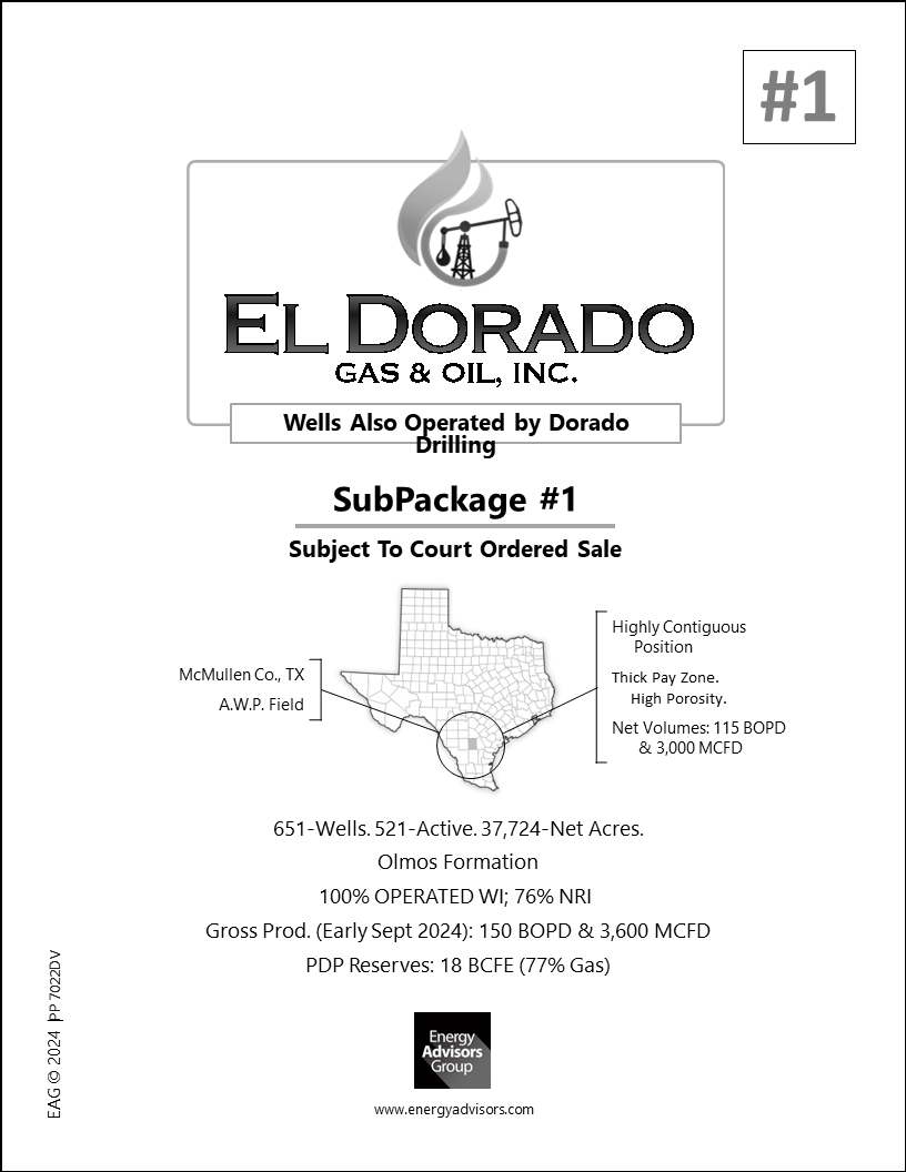 EL DORADO/HUGOTON SUB PKG #1