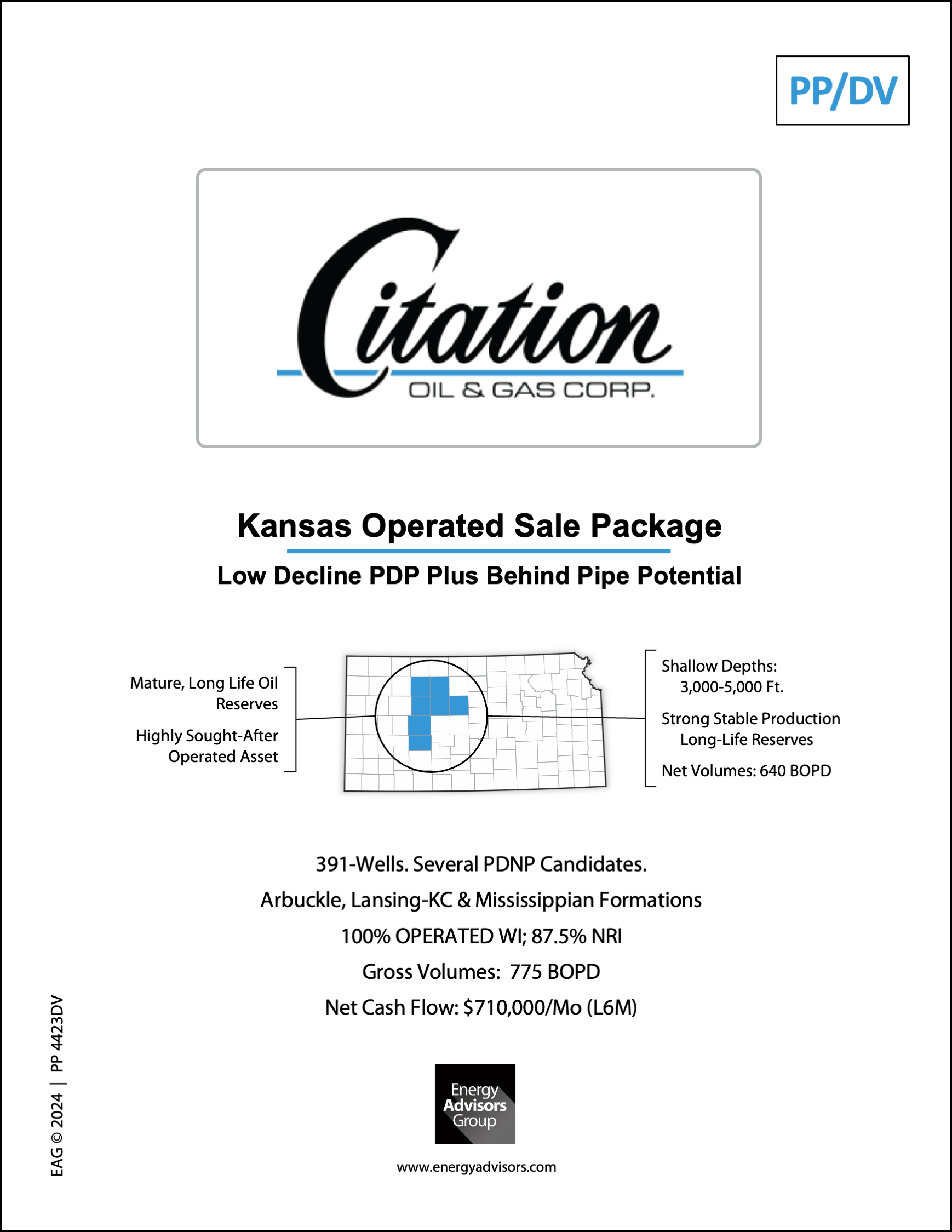 CITATION'S KANSAS ASSETS