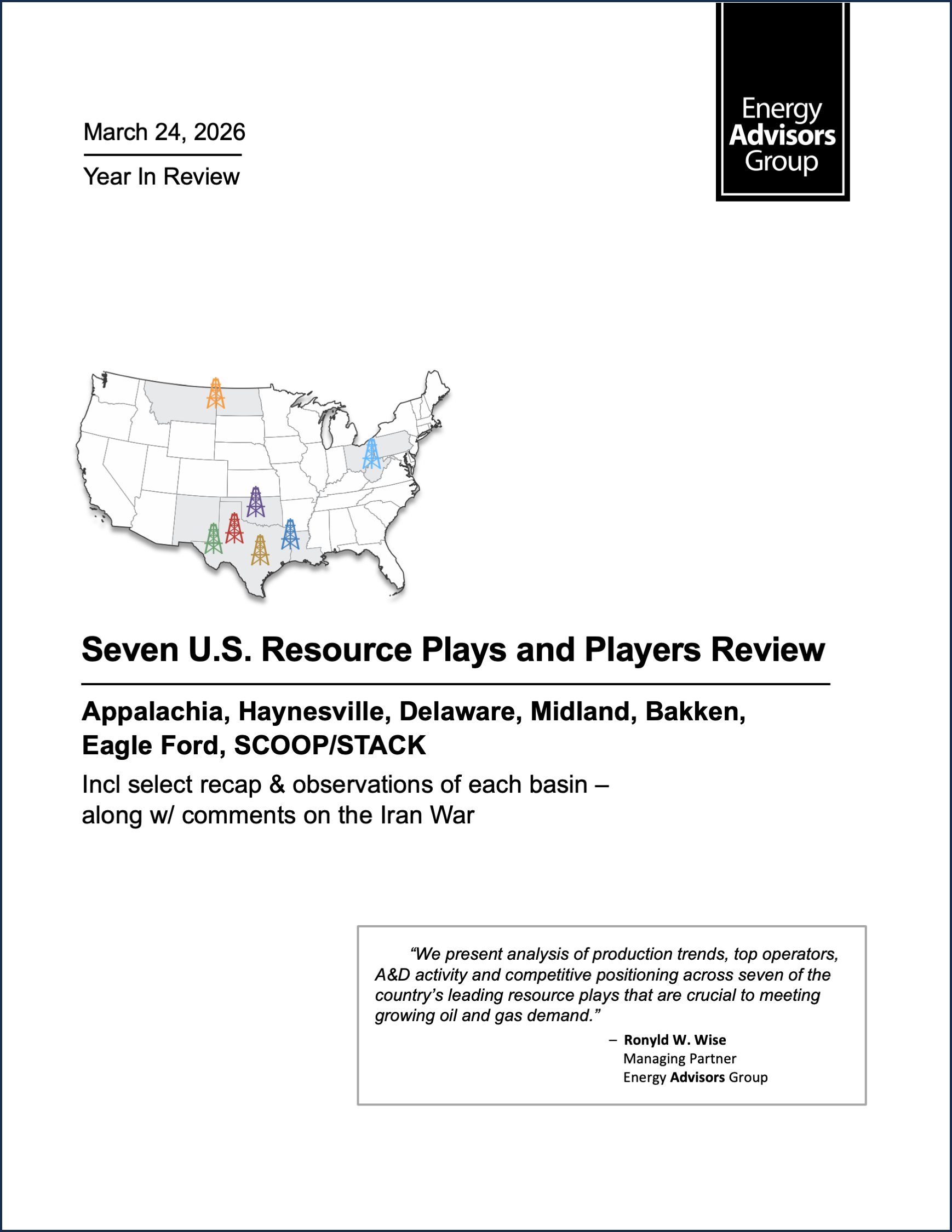 7 Resource Plays. Year in Review